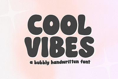 Cool Vibes Bubbly Retro Font boho font bubble fonts bubbly bubbly fonts bubbly letters cool vibes bubbly retro font font groovy font handwritten font handwritten fonts hippie font psychedelic font retro font retro letters