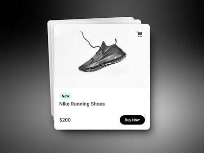 Ecommerce Shoe Product Card branding button design ecommerce graphic design illustration item card shoes ui ux