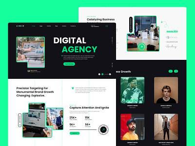 Agency website design. agency company website design dribbble linkedin ui uiux design web design webflow