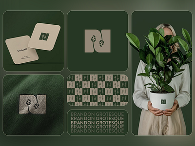 Branding Design for Plant brand brand identity branding design emblem florist graphic design green icon identity label leaves logo logo design nature organic packaging packaging design plant