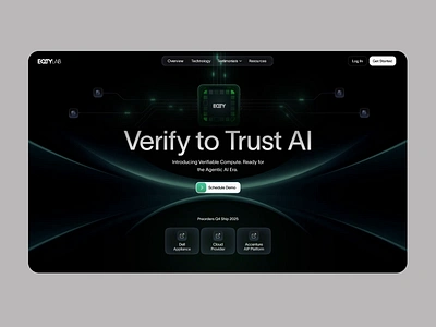 EqtyLab - AI Platform ai ai cloud ai startup ai technology ai tool ai website design aiml animation artificial intelligence gpu homepage ipu landing page neural network nvidia saas software startup ui ux