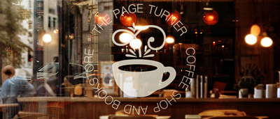 The Page Turner - Brand Identity - Cafe & Bookstore brand design brand identity branding logo visual identity web design