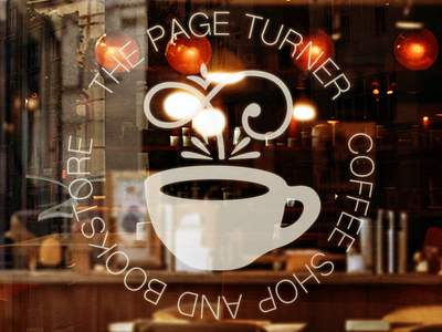 The Page Turner - Brand Identity - Cafe & Bookstore brand design brand identity branding logo visual identity web design