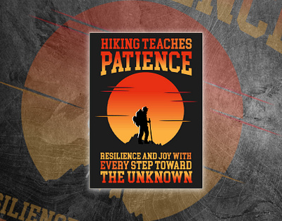 Hiking T-shirt Design branding camping t shirt custom t shirt design graphic design graphic t shirt hiking hiking t shirt illustration outdoor t shirt retro summer t shirt t shirt t shirt design typography typography t shirt design vintage t shirt