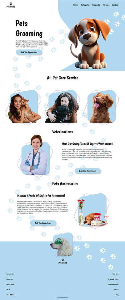 UI/UX Pets Website