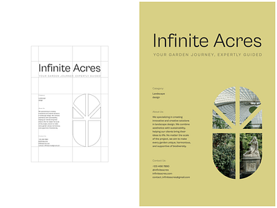 Infinite Acres - Poster Visual Identity 🌱 brandidentity branding brandlogo businessbranding companylogo designstudio infinite acres logo logodesign logodesigner logomark logotype minimallogo modernlogo onlogo professionallogo uniquelogo visualidentity