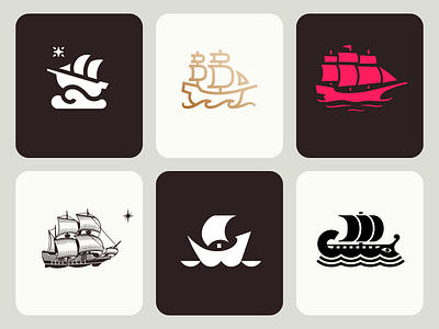 ship logos adventure agency boat branding cruise design dreams expedition goal icon logo logo designer ocean sea ship sport voyage water wave