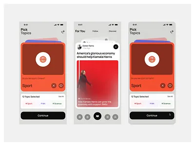 News App news news app genz news app ui