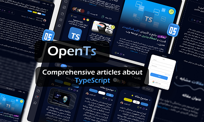 OpenTs Website article design opents typescript ui uiux ux web design