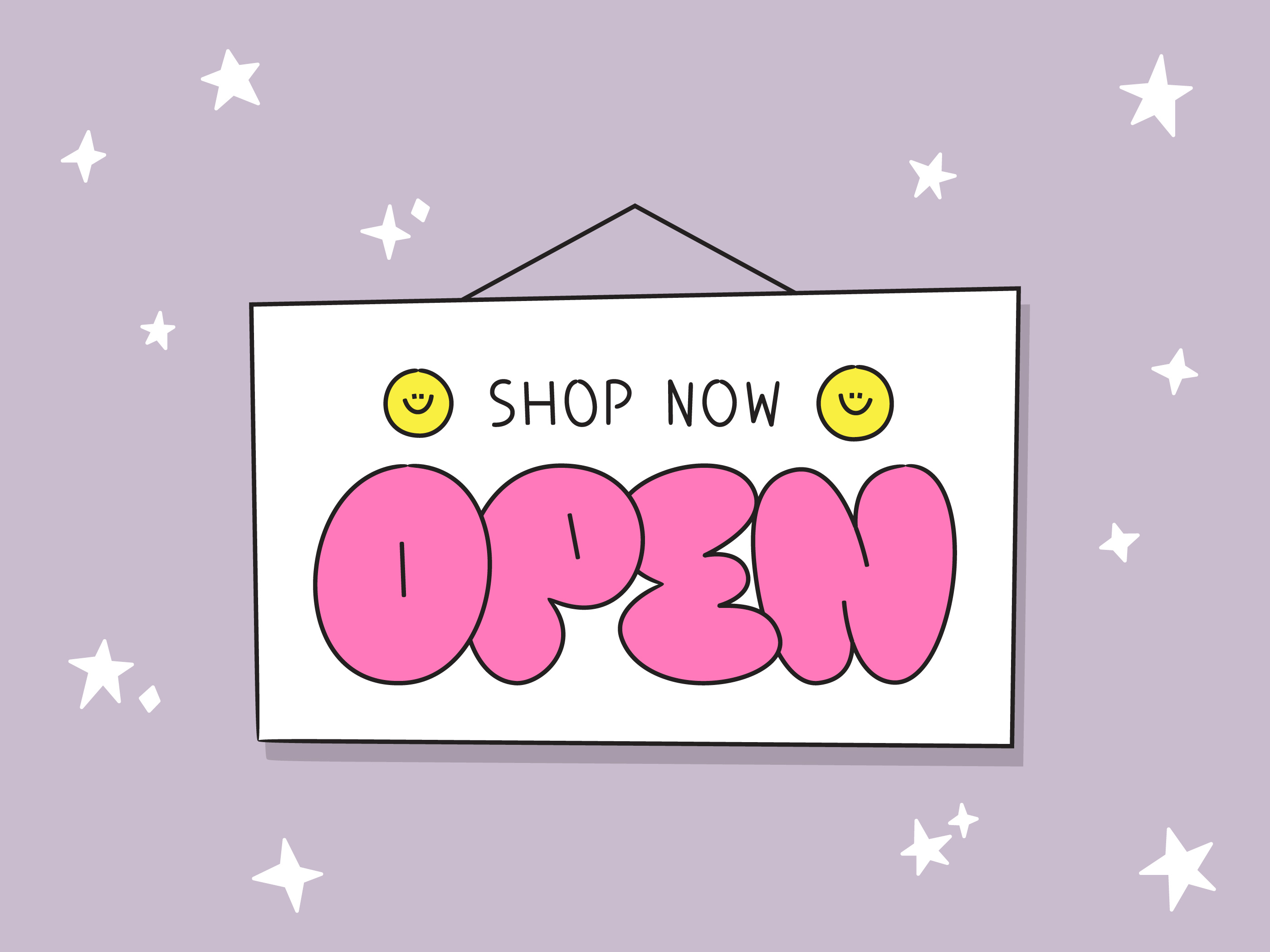 Shop Promo Reel advertisement animation brand branding digital art digital print illustration motion motion design motion graphics print shop prints promotion promotional video sticker design sticker pack sticker shop stickers vector video marketing