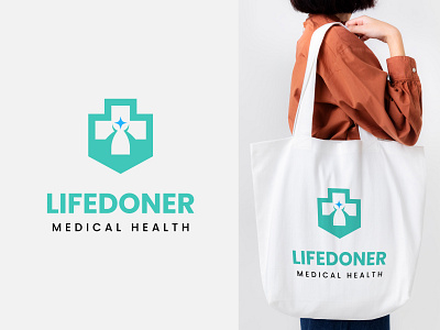 Lifedoner brand hand health health logo health modern logo health simple logo helping identity logo logodesign logoprocess medical medical branding medical branding identity medicallogo minimalist modern logo plus shield star