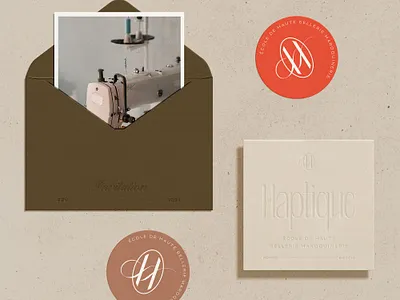 Haptique - print design branding creative design graphic design illustration logo minimal minimalism modern ui