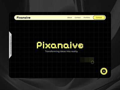 Pixanaive - Modern Portfolio Website | UI/UX & Branding animated uiux design brand identity branding dark web design landing page design logo modern website pixanaive modern web design portfolio template sleek design ui uiux design ux