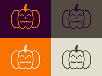 Kinz The Pumpkinz design fall flat graphic design halloween illustration minimal pumpkin sketch