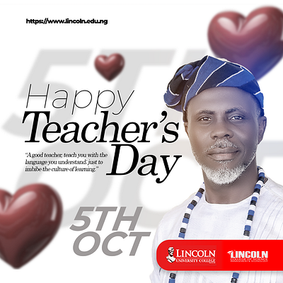 Social Media Post > Lincoln University College > Teacher's Day flyer design graphic design social media post