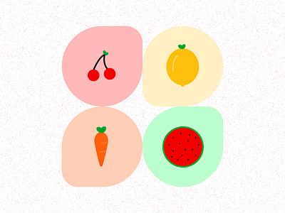 Fruit icons colored icons design flat icons icon design icon library icon pack icon set iconography icons illustration ui design ui icons ui ux design user interface