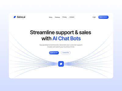 Customer Service Chat Bot | Wesbite Design branding design designer logo portfolio ui ux webdesign