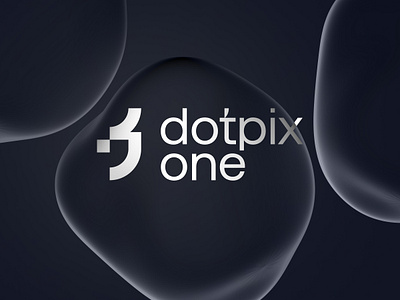 DotpixOne Logo ai ai app app brand identity branding dotpix logo logomark logotype minimallogo one wordmark