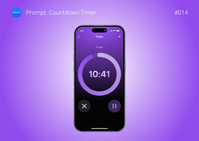 Daily UI #014: Countdown Timer countdown daily ui mobile timer ui ux