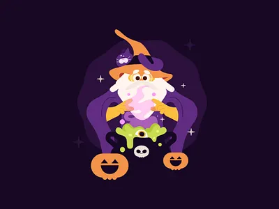 Magical Wizard character characterdesign characters design dribbble illustration illustrator wizard