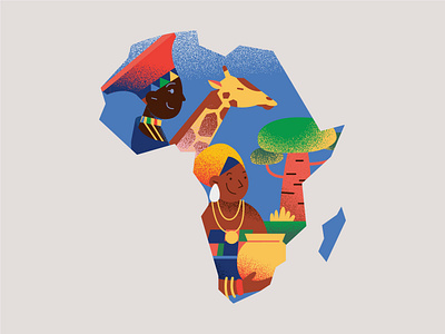 Africa Day 2dillustration design flatdesign flatillustration graphic design illustration illustrator vectorillustration