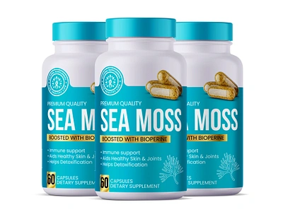 sea moss dietary supplement product label design amazon product listing design graphic design gummy bottle mockup label label design product label product label design sea moss sea moss gel sea moss label