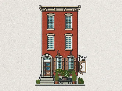 Philly Eats: Vetri Cucina architectural drawing architecture cucina drawing food foodie illustration italian mario mark vetri philadelphia philly restaurant vetri zucca