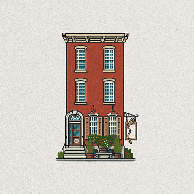 Philly Eats: Vetri Cucina architectural drawing architecture cucina drawing food foodie illustration italian mario mark vetri philadelphia philly restaurant vetri zucca