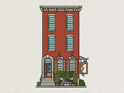 Philly Eats: Vetri Cucina architectural drawing architecture cucina drawing food foodie illustration italian mario mark vetri philadelphia philly restaurant vetri zucca