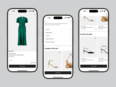 Item Details app concept design fashion ios ui ux