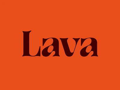 Lava Logo Type blob design graphic lava logo type typography