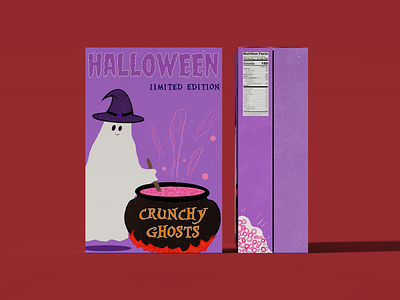 👻 Crunchy Ghosts Halloween Edition branding graphic design logo