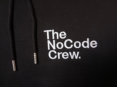 The NoCode Crew Merch Collection branding builder cap card community designer graphic design graphic designer hoodie logo maker merch neon no code nocode nocoder sticker