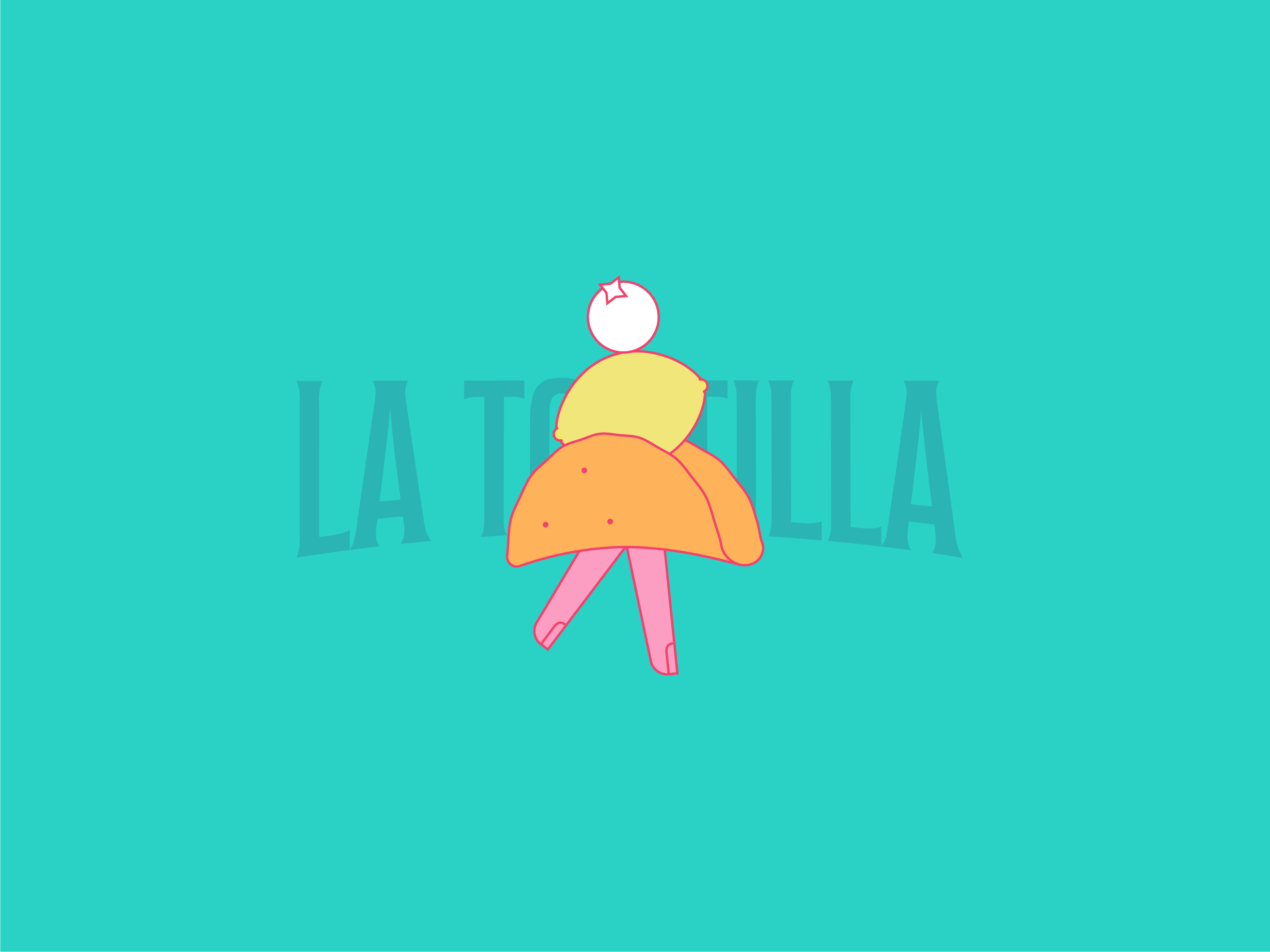 La Tortilla character illustration mexican mexican food mexico tacos tortilla vector