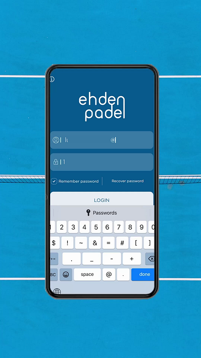 Ehden Padel animation motion graphics videoedit