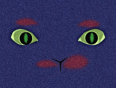 kitty - 5 minute doodle using shared assets assets doodle eyes illustration kitty noise shared shunte88 vector