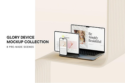 Glory Device Mockup Collection glory device mockup collection instagram mockup ipad mockup iphone 15 mockup iphone mockup laptop mockup macbook mockup macbook pro mockup minimal mockup phone mockup screen mockup social media mockup tablet mockup web mockup website mockup