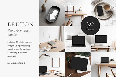 Bruton - Photo & Mockup Bundle computer mockup desktop mockup device mockup ipad mockup iphone mockup laptop mockup mock up photo mockup mockup bundle photo bundle screen mockup stationery stationery mockup stock photo bundle stock photo mock up