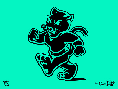 School Mascot character design graphics illustration mascot mascot design panther t shirt design tee design vector vector design