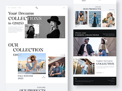 Fashion landing page ui design business business website clean ui clothing business clothing landingpage clothing ui design clothing website creative work ecommerce ecommerce design fashion ecommerce fashion landingpage fashion ui fashion ui design landingpage ui design ui ux ui ux design web desgin website design