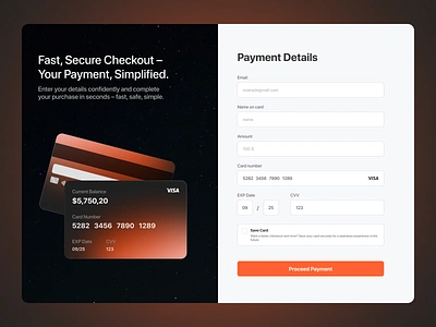 Credit Card Checkout creditcard dailyui figma uidesign uiux design