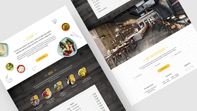 El Cerdo - Landing Page landing page restaurant