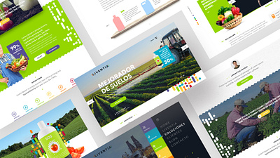 Liventia - Web Design farming ui web design