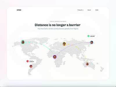 Cross Border Payment branding cross border crypto dashboard fintech landing page minimal payment product design soft ui design