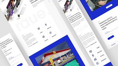 Raue - Responsive Design portfolio ui web design