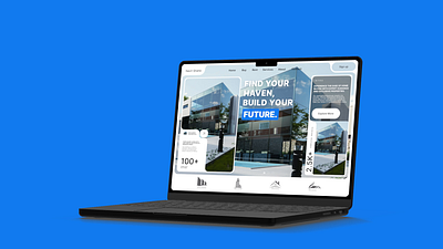 Real Estate Landing Page animation buildings buy and sell figma future house interactiondesign landing page lands logo minimal modern age property real estate real state ui user interface webdesign