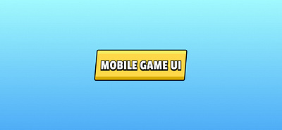 Mobile Game UI game hybridcasual hypercasual mobilegame ui uiux