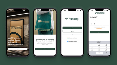 Promotrop new generation advertising @onboarding figma mobileapp onboarding ui