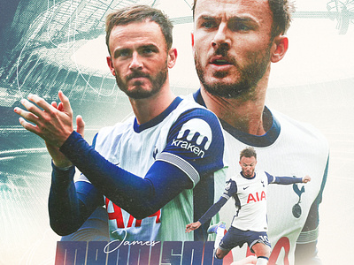 James Maddison design digitalart england football graphic design maddison photoshop premierleague tottenham