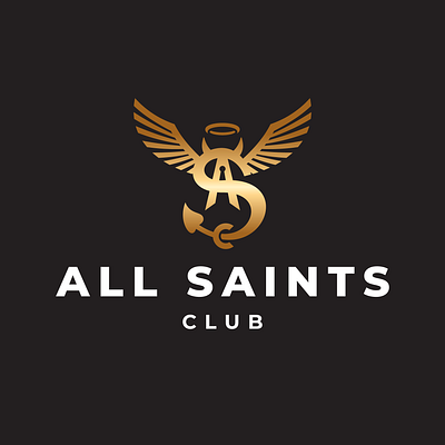 Saints and Sinners branding design flat graphic design illustration illustrator logo saints sinners vector